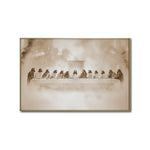 Cargar imagen en el visor de la galería, Cuadro Decorativo - Religión 008 - La Última Cena, Arte Cristiano Abstracto, Jesús y sus discípulos.
