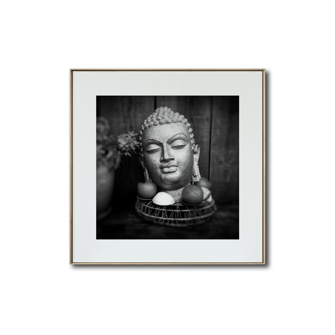 Cuadro Decorativo - Zen 008 - Cabeza de Buda