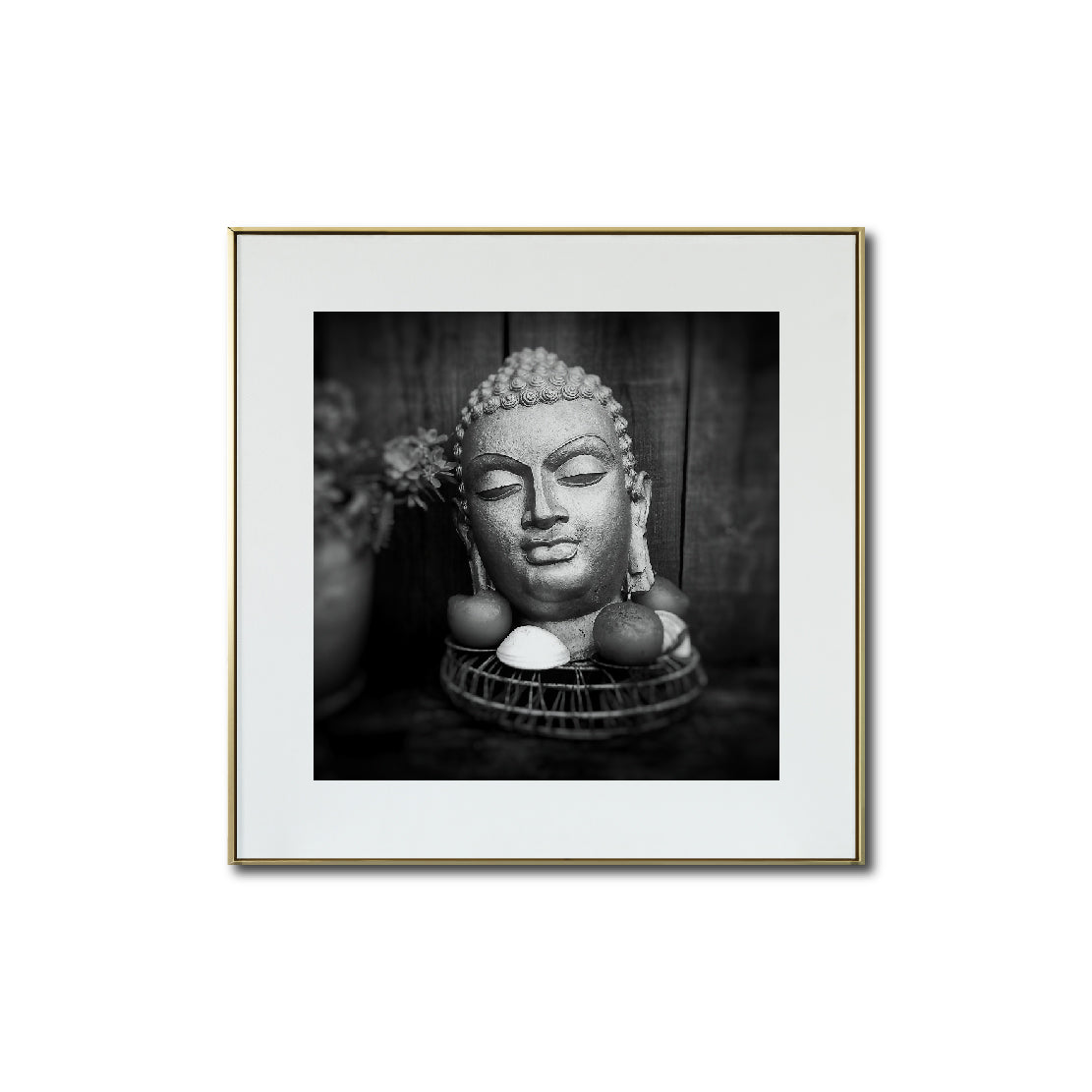 Cuadro Decorativo - Zen 008 - Cabeza de Buda