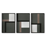 Cargar imagen en el visor de la galería, Set 3 Cuadros Decorativos Abstract Colors 009 - Para Credenza
