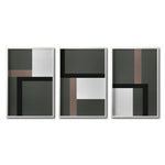 Cargar imagen en el visor de la galería, Set 3 Cuadros Decorativos Abstract Colors 009 - Para Credenza
