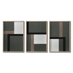 Cargar imagen en el visor de la galería, Set 3 Cuadros Decorativos Abstract Colors 009 - Para Credenza

