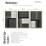 Cargar imagen en el visor de la galería, Set Cuadros Decorativos Abstract Colors 009 - Para Sala
