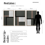 Cargar imagen en el visor de la galería, Set Cuadros Decorativos Abstract Colors 009 - Para Sala
