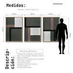 Cargar imagen en el visor de la galería, Set 3 Cuadros Decorativos Abstract Colors 009 - Para Credenza
