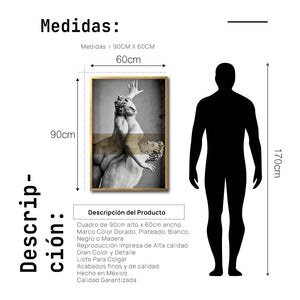 Cuadro Decorativo Esculturas 009 El Rapto de Proserpina para sala