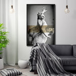 Cargar imagen en el visor de la galería, Compra lienzos decorativos  Canvas de Esculturas online para tu comedor , rapto de Proserpina decorando sala elegante
