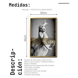 Cuadro Decorativo Esculturas 009 El Rapto de Proserpina
