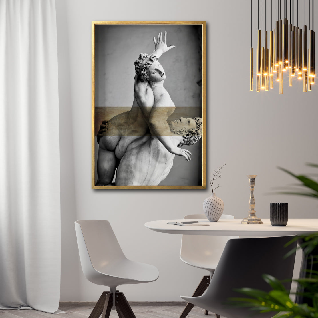 Cuadro Decorativo Esculturas 009-Para Comedor