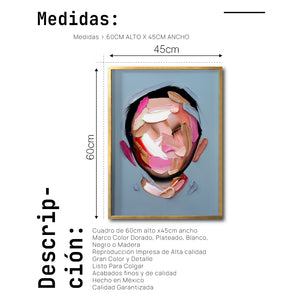 Cuadro Decorativo Abstract Portrait 009