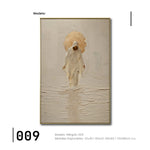 Cargar imagen en el visor de la galería, Cuadro Decorativo - Religión 009 - Arte Bíblico Abstracto, Jesucristo caminando sobre Agua.
