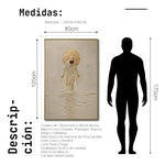 Cargar imagen en el visor de la galería, Cuadro Decorativo - Religión 009 - Arte Bíblico Abstracto, Jesucristo caminando sobre Agua.
