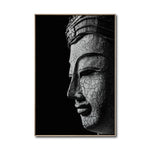 Cargar imagen en el visor de la galería, Cuadro Decorativo - Zen 009 - Buda en Meditación - Fondo Negro
