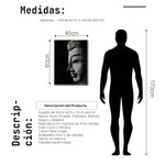 Cargar imagen en el visor de la galería, Cuadro Decorativo - Zen 009 - Buda en Meditación - Fondo Negro
