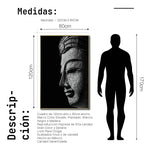 Cargar imagen en el visor de la galería, Cuadro Decorativo - Zen 009 - Buda en Meditación - Fondo Negro
