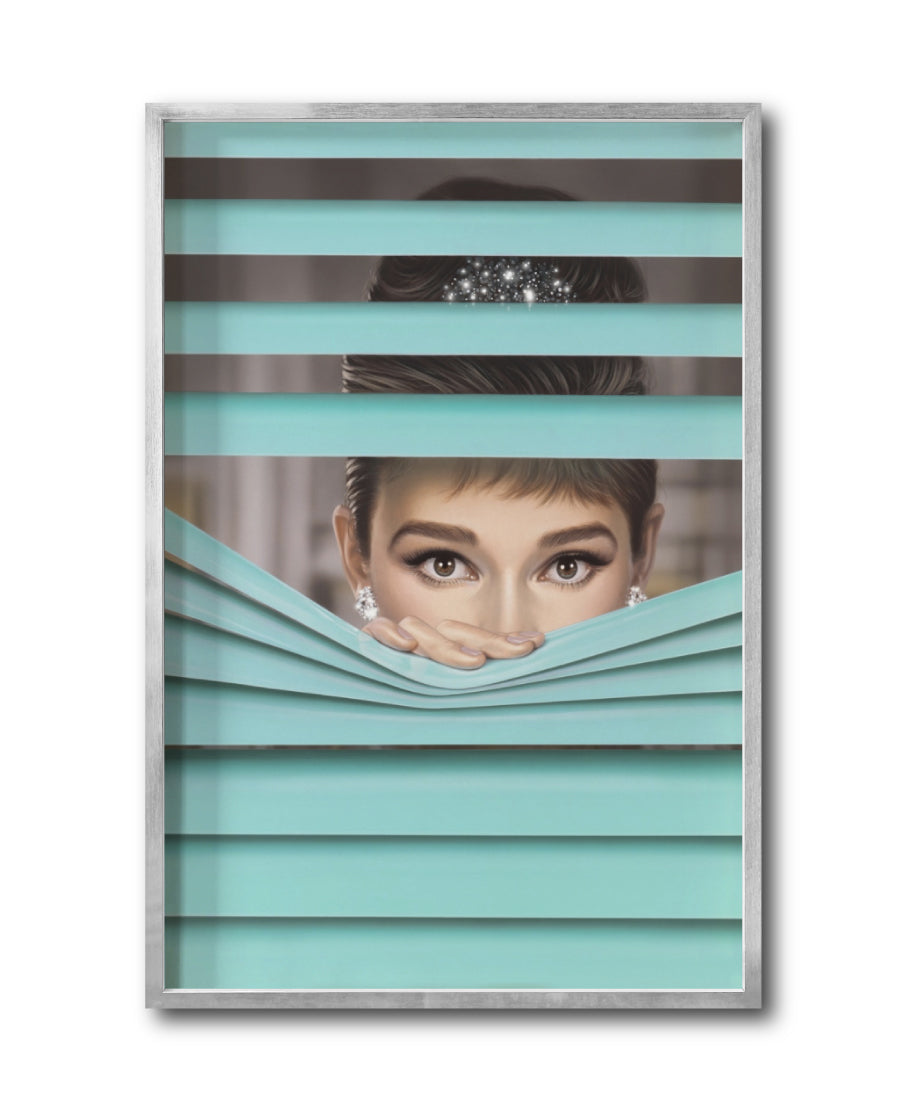 Cuadro Decorativo Bubble Gum 010 Audrey Hepburn Blinds