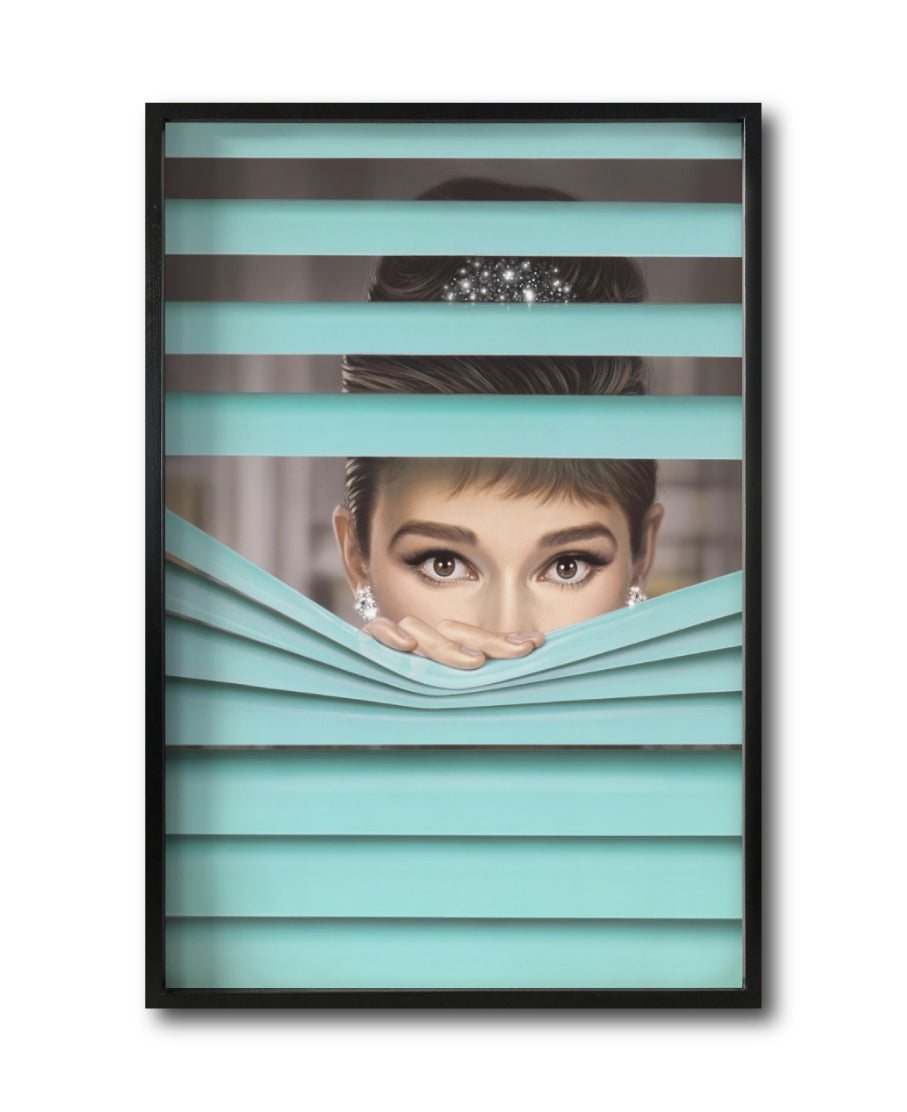 Cuadro Decorativo Bubble Gum 010 Audrey Hepburn Blinds