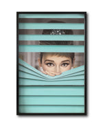 Cargar imagen en el visor de la galería, Cuadro Decorativo Bubble Gum 010 Audrey Hepburn Blinds
