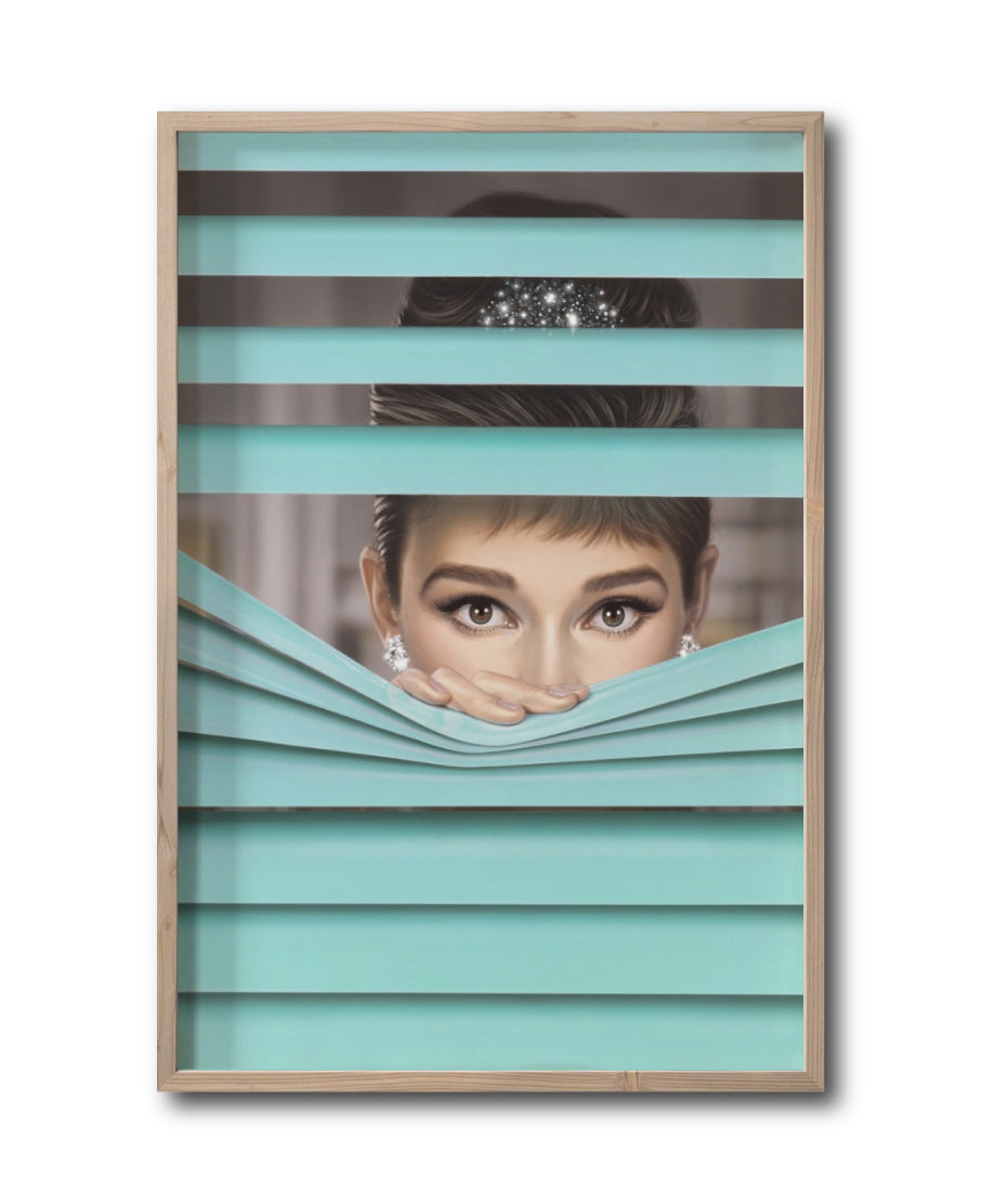 Cuadro Decorativo Bubble Gum 010 Audrey Hepburn Blinds