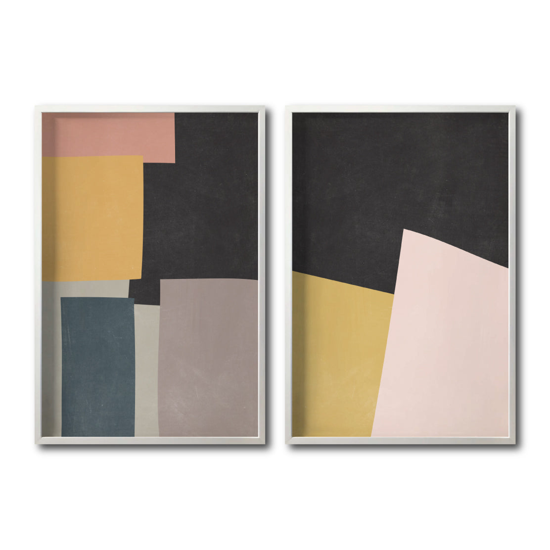 Set Cuadros Decorativos Abstract Colors 010 - Para Recámara