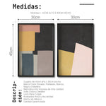 Cargar imagen en el visor de la galería, Set Cuadros Decorativos Abstract Colors 010 - Para Recámara
