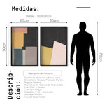 Cargar imagen en el visor de la galería, Set Cuadros Decorativos Abstract Colors 010 - Para Recámara
