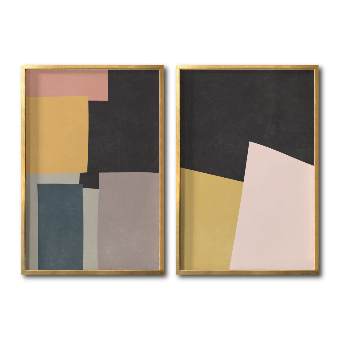 Set Cuadros Decorativos Abstract Colors 010 - Para Comedor