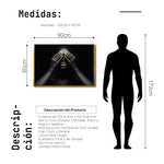 Cargar imagen en el visor de la galería, Cuadro Decorativo Black Woman 010 - - Mujer Negra Africana con Dorado
