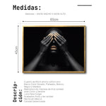 Cargar imagen en el visor de la galería, Cuadro Decorativo Black Woman 010 - - Mujer Negra Africana con Dorado
