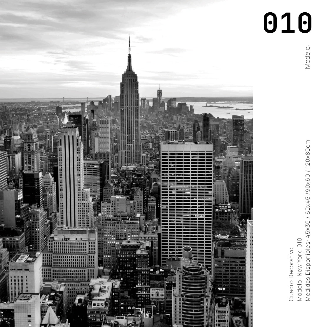 Cuadro Decorativo NY 010 -   Nueva York Manhattan Empire State