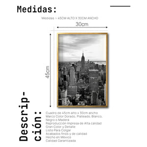 Cuadro Decorativo NY 010 -   Nueva York Manhattan Empire State