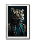 Cargar imagen en el visor de la galería, Cuadro Decorativo Animales Época 010 - Caballero Leopardo Vintage
