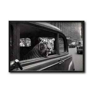 Cuadro Decorativo Animals Car Window 010