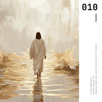 Cargar imagen en el visor de la galería, Cuadro Decorativo - Religión 010 - Arte Cristiano Abstracto, Jesús caminando sobre Agua.
