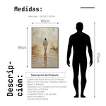 Cargar imagen en el visor de la galería, Cuadro Decorativo - Religión 010 - Arte Cristiano Abstracto, Jesús caminando sobre Agua.
