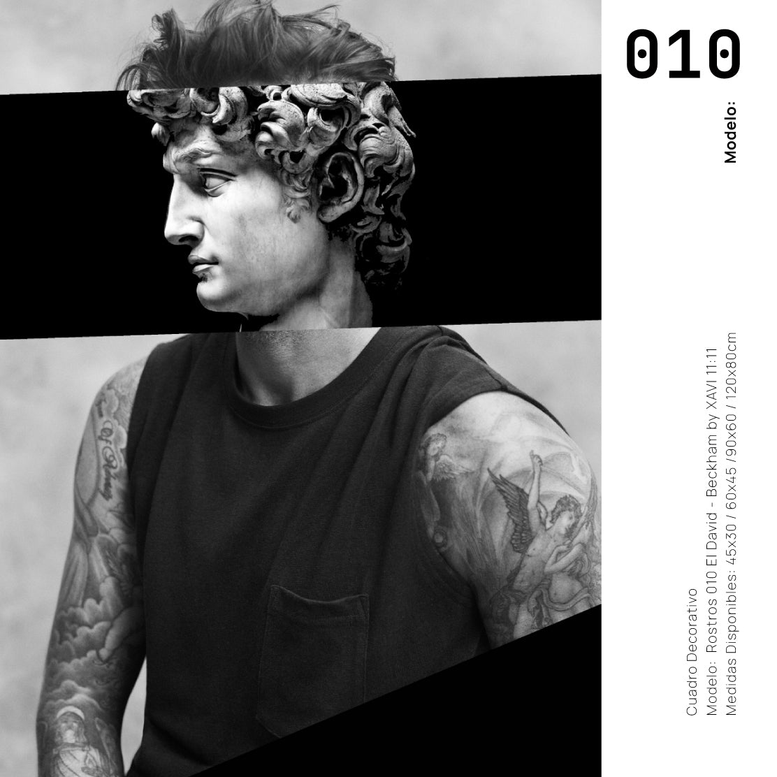 Cuadro Decorativo Rostros 010 David Beckham - El David