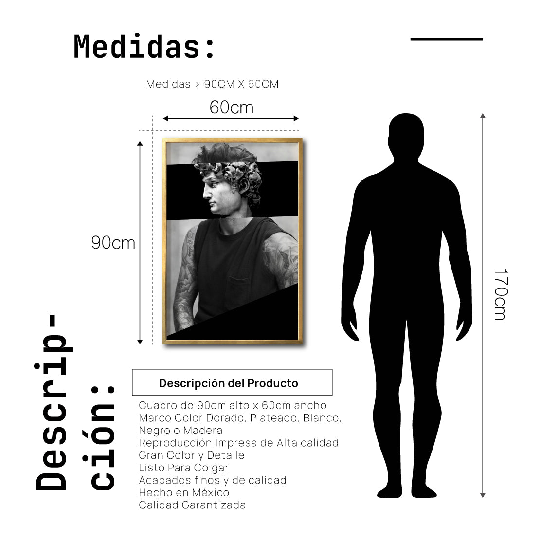 Cuadro Decorativo Rostros 010 David Beckham - El David