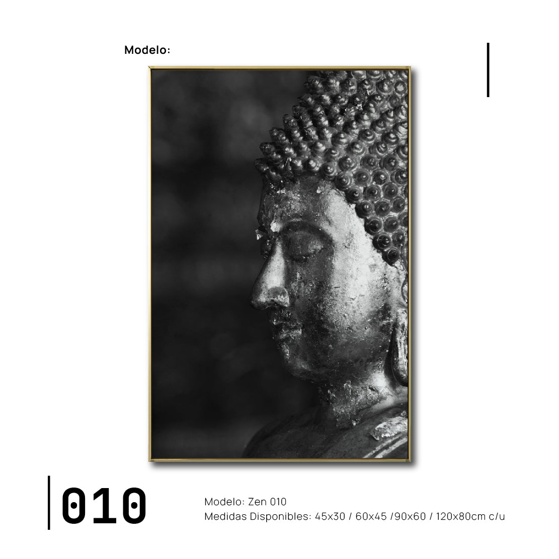 Cuadro Decorativo - Zen 010 - Buda en Meditación