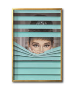 Cargar imagen en el visor de la galería, Cuadro Decorativo Bubble Gum 010 Audrey Hepburn Blinds
