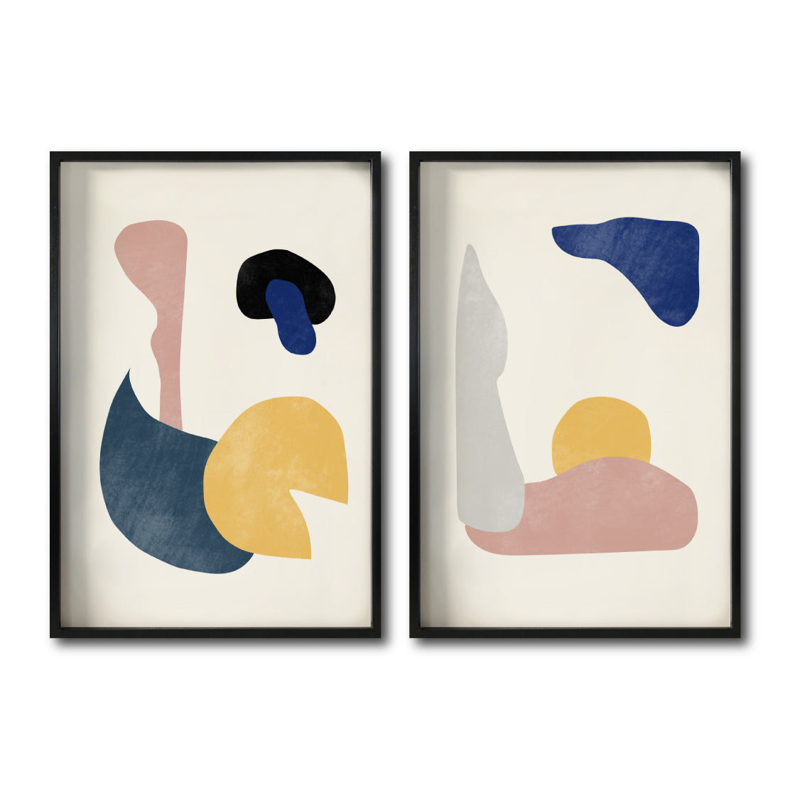 Set Cuadros Decorativos Abstract Colors 011 - Para Comedor