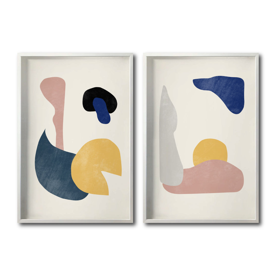 Set Cuadros Decorativos Abstract Colors 011 - Para Comedor
