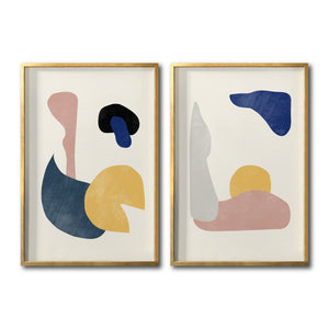Set Cuadros Decorativos Abstract Colors 011 - Para Comedor