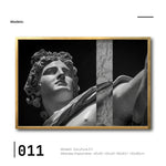 Cargar imagen en el visor de la galería, Compra cuadro decorativo Canvas de Escultura online para tu comedor, blanco y negro, moderno
