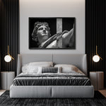 Cargar imagen en el visor de la galería, Compra cuadro decorativo Canvas de Escultura online para tu sala, blanco y negro. 

