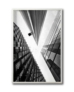 Cuadro Decorativo Arquitectónico 011 - Edificios en Blanco y Negro