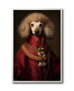 Cargar imagen en el visor de la galería, Cuadro Decorativo Perros Epoca 011 - Poodle Aristócrata
