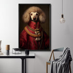 Cargar imagen en el visor de la galería, Cuadro Decorativo Perros Epoca 011 - Poodle Aristócrata
