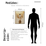 Cargar imagen en el visor de la galería, Cuadro Decorativo - Religión 011 - Arte Bíblico Abstracto, Jesús caminando sobre agua.
