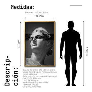 Cuadro Decorativo Esculturas 012 - Para Credenza