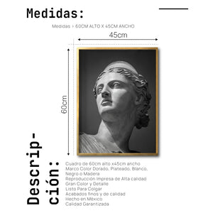 Cuadro Decorativo Esculturas 012 - Para Credenza